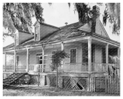 Franklin Louisiana Vintage Life & Architecture 1900s