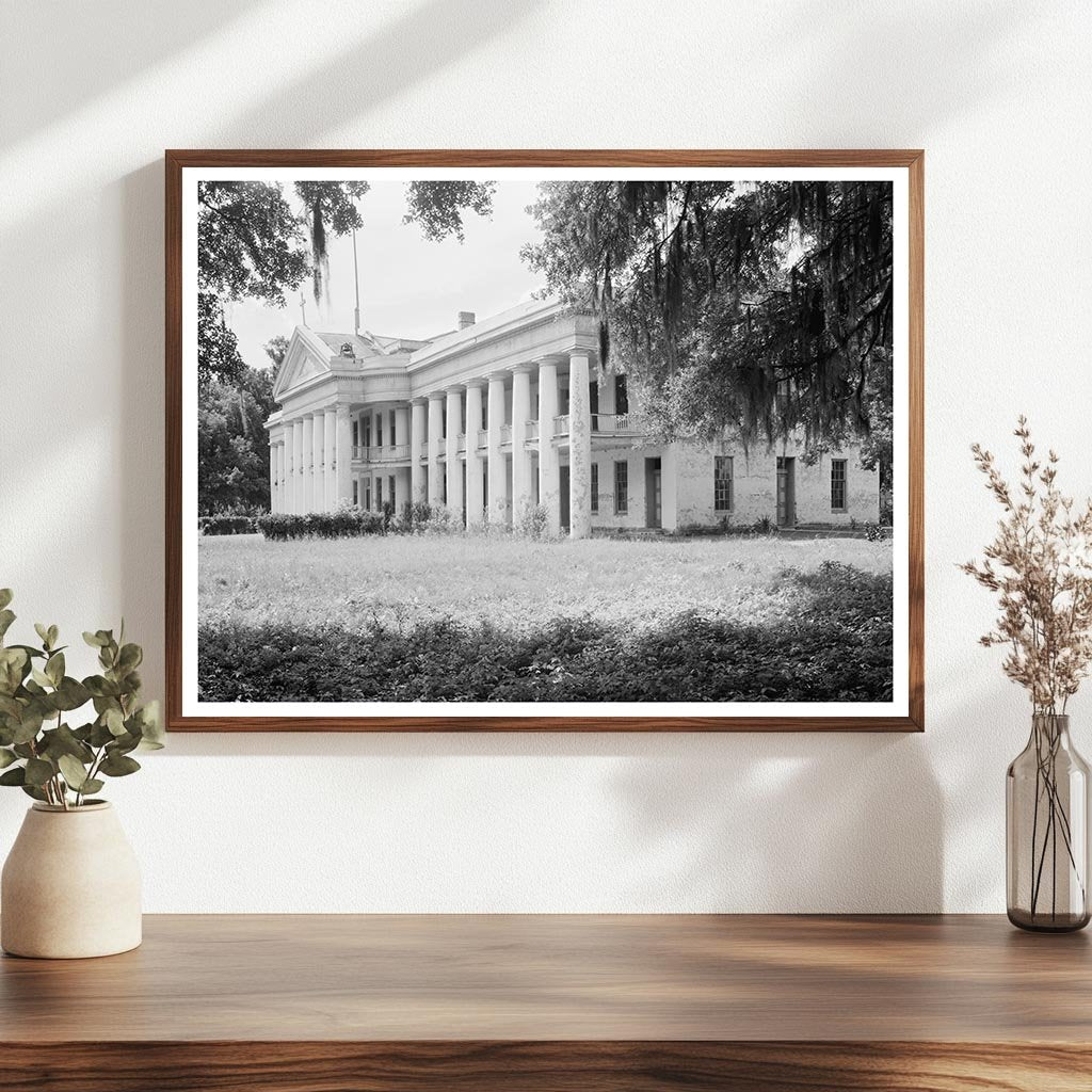 Historic Building in Convent, LA, 1830 - Vintage Photo