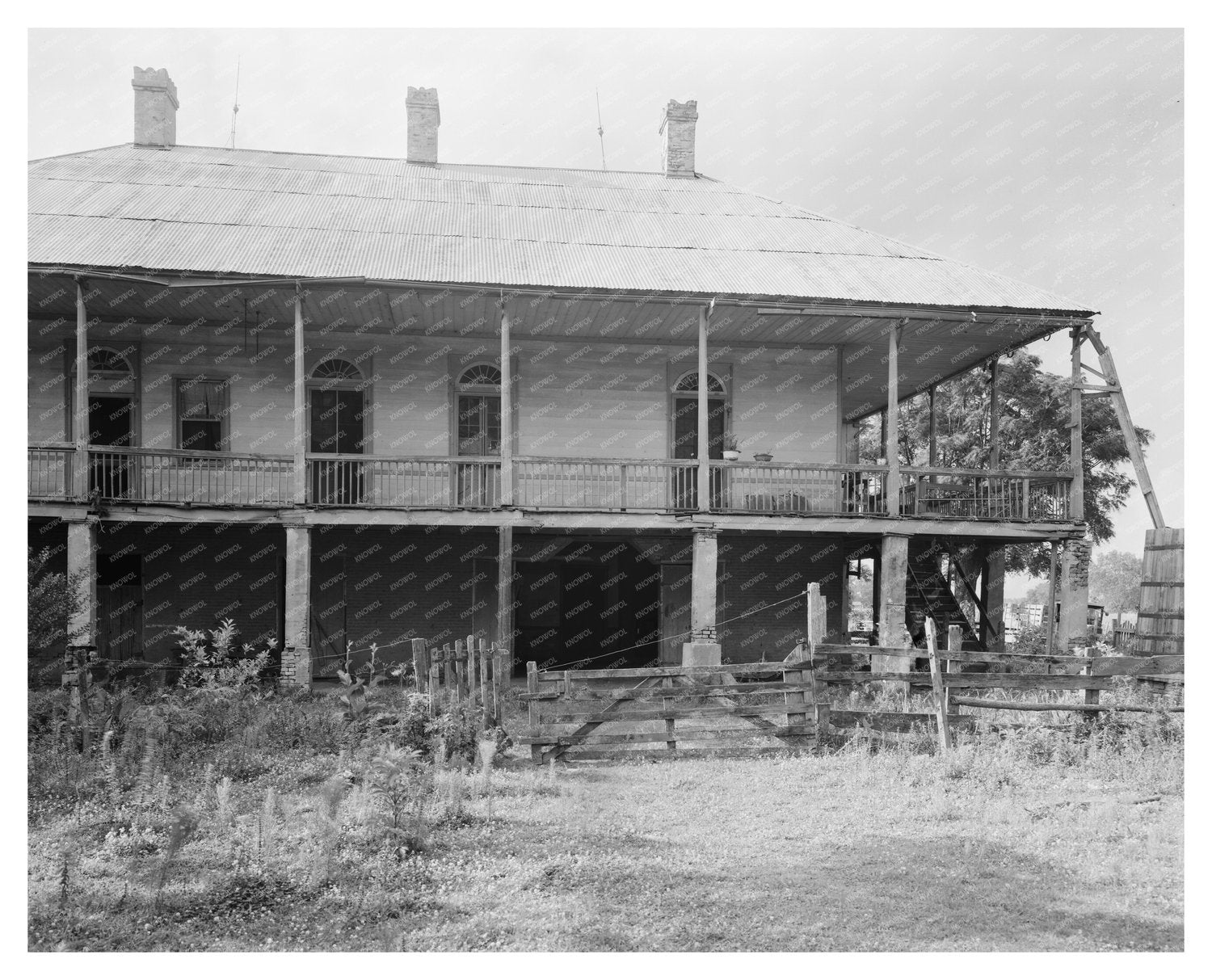 St. Martinville, Louisiana Vintage Architecture Photo 1900s