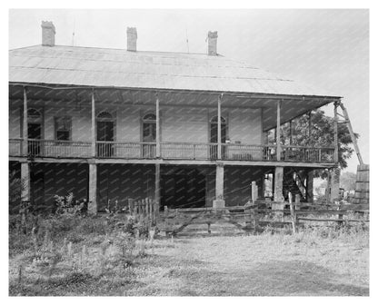 St. Martinville, Louisiana Vintage Architecture Photo 1900s