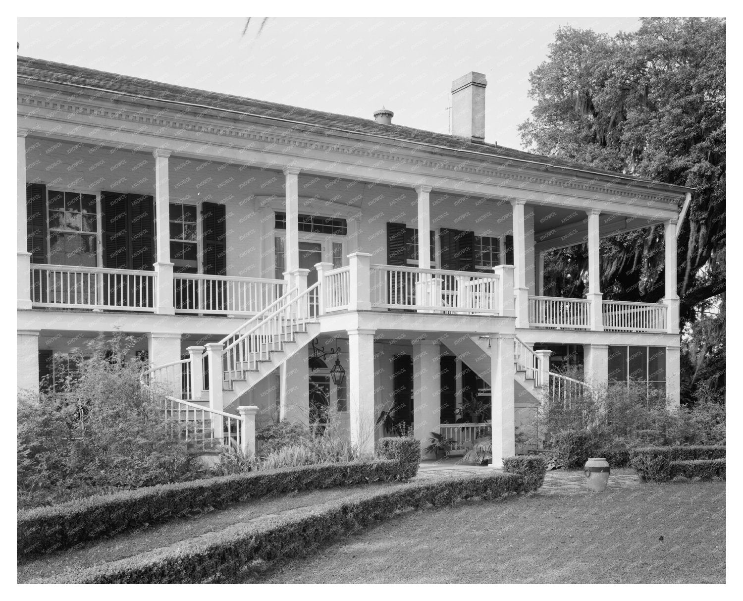 Vintage 1840s Home in Thibodaux, Louisiana Architecture