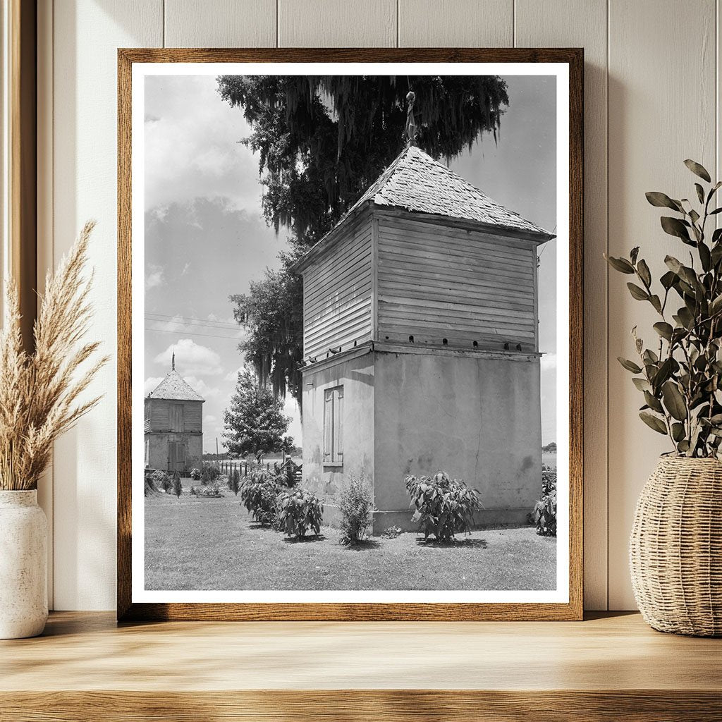 Vintage Photo of Louisiana Architecture, Point Coupee Parish