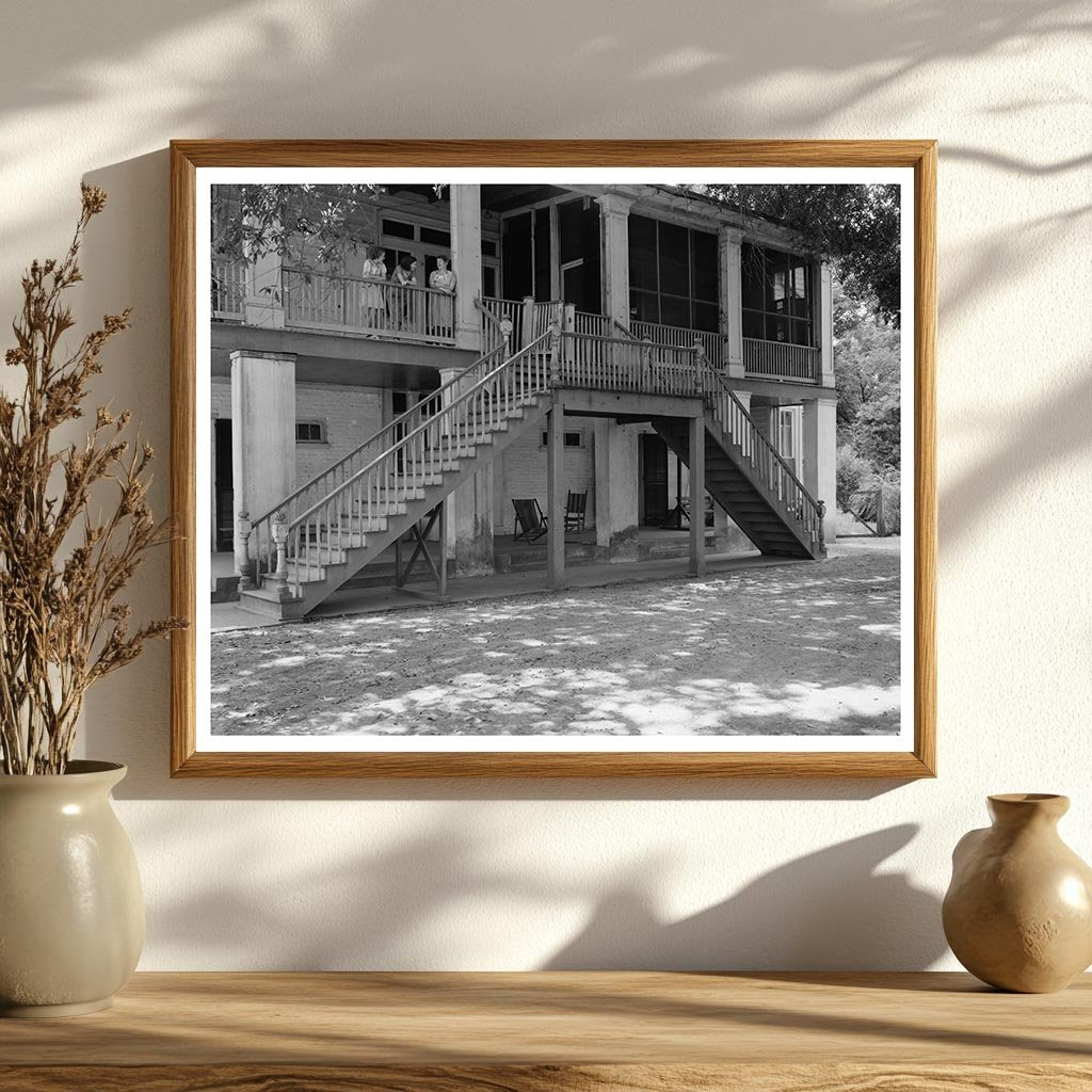 Donaldsonville Architecture, Louisiana 1900s Photograph