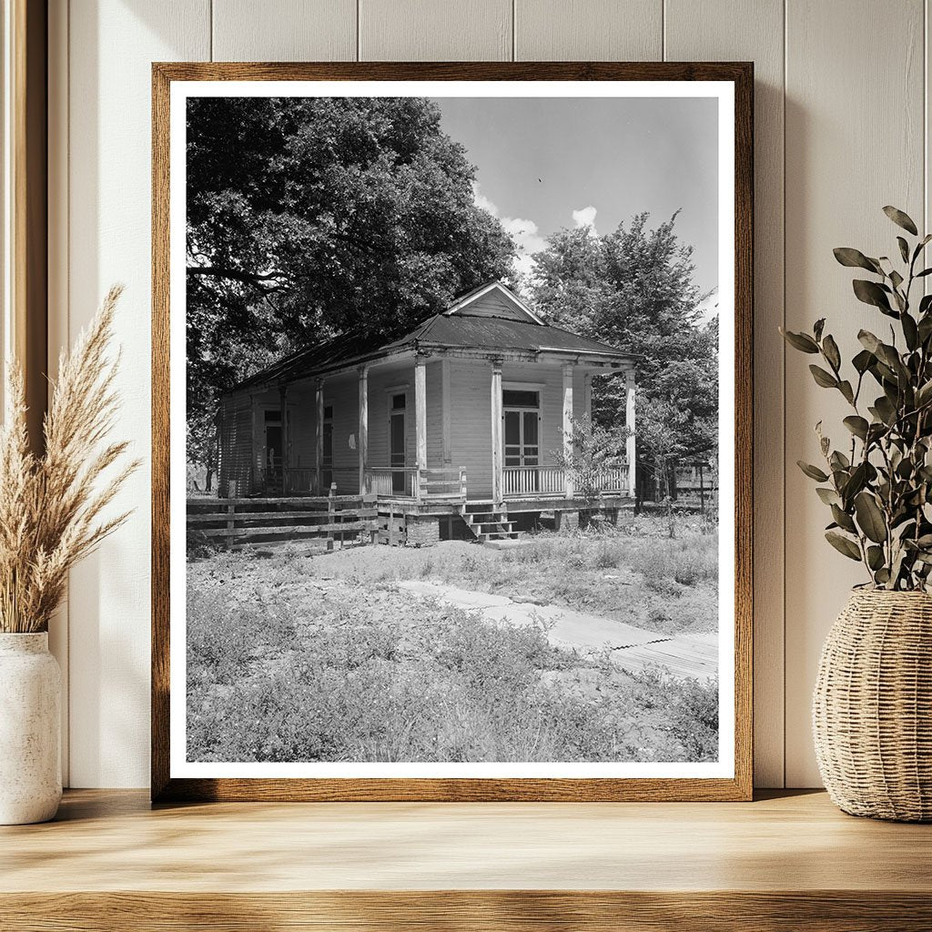 Historic Cabins in Donaldsonville, Louisiana, 1930s