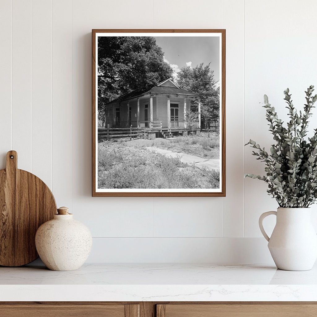 Historic Cabins in Donaldsonville, Louisiana, 1930s