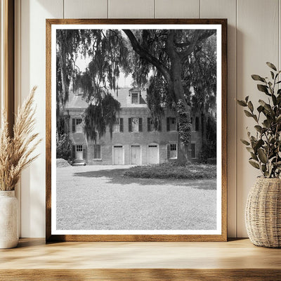 Wm. Weeks Hall, New Iberia LA, 1830 Vintage Photo