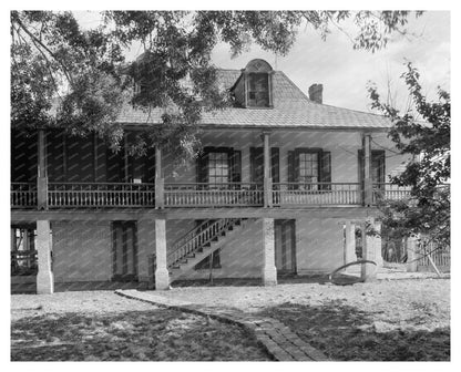 Point Coupee Parish Architecture, Louisiana, 1953