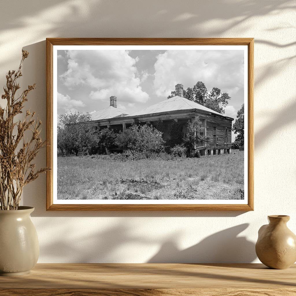 Burnside, LA Abandoned Duplexes - Historical Photo 20th Cent