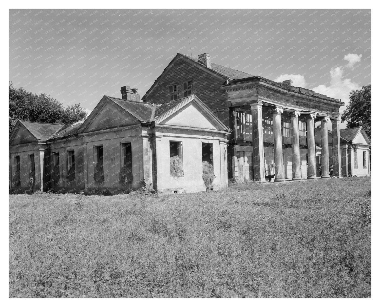 Historic 1835 Building in Napoleonville, Louisiana