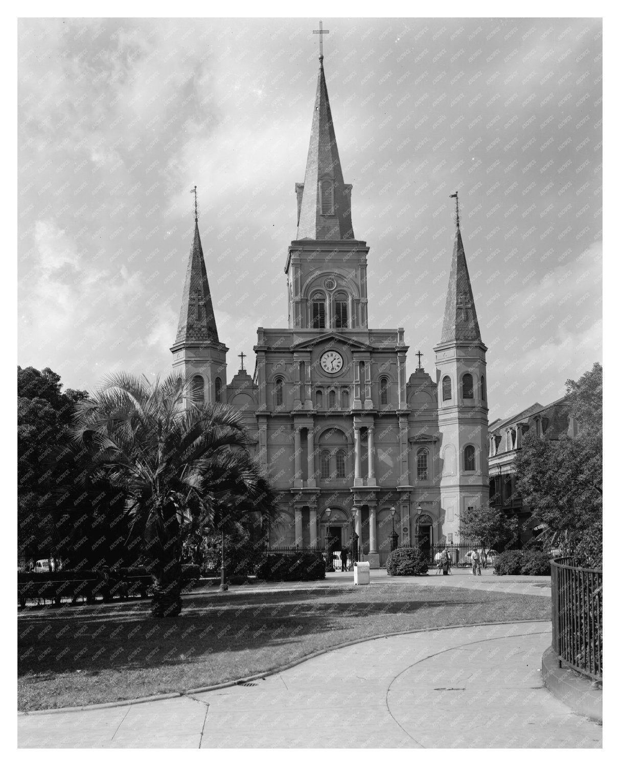 New Orleans Architecture: Vintage Photo from 1900s