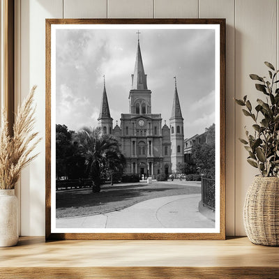 New Orleans Architecture: Vintage Photo from 1900s