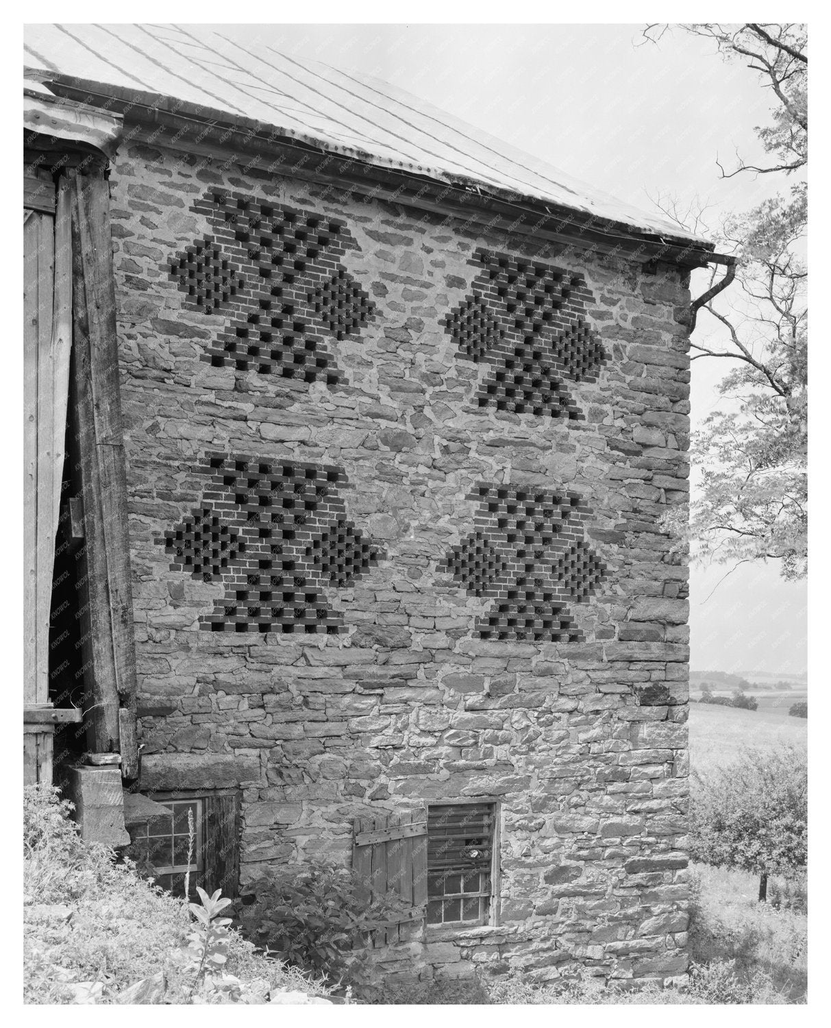 1806 Stone Structure in Verona, MD - Historical Photo