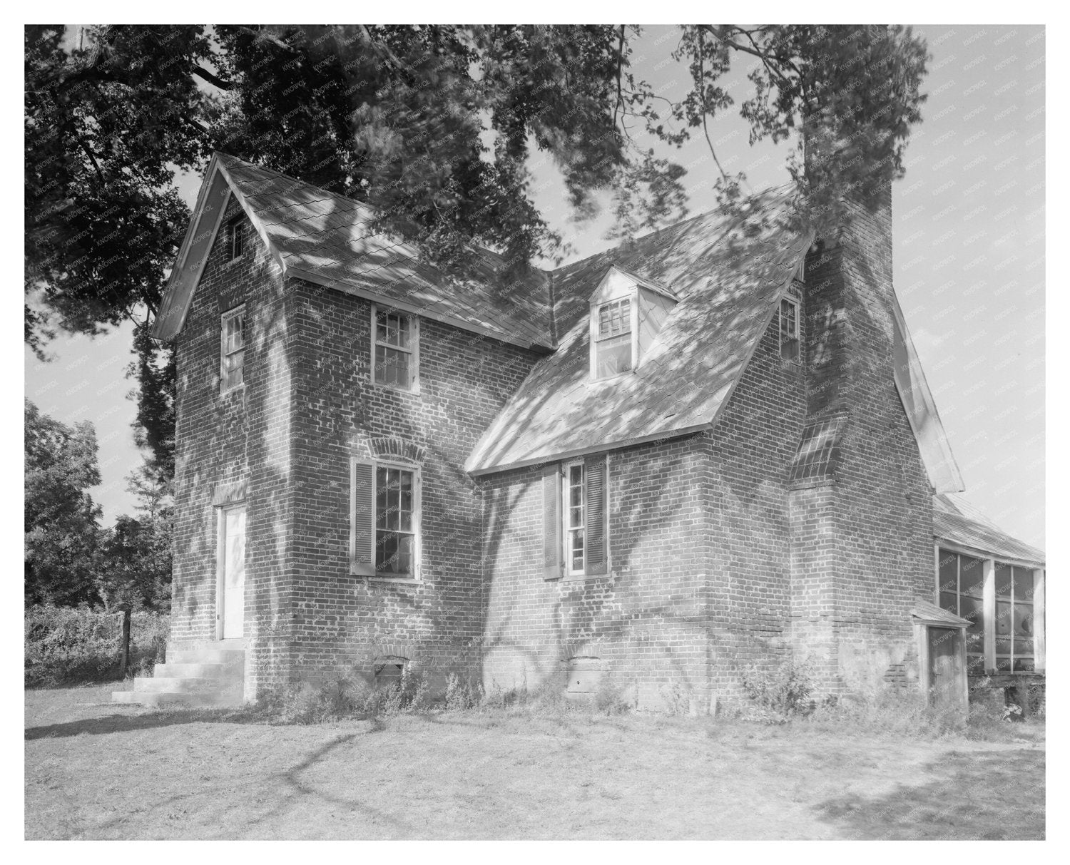 18th-Century House in Barstow, Maryland - 1953 Archive