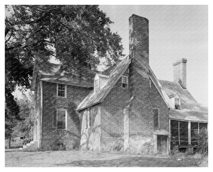 18th-Century House in Barstow, MD - Historical Photo 1953