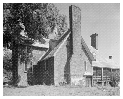 18th-Century House in Barstow, Maryland - 1953 Photo