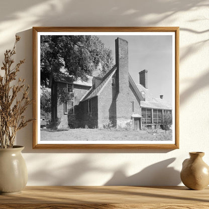 18th-Century House in Barstow, Maryland - 1953 Photo