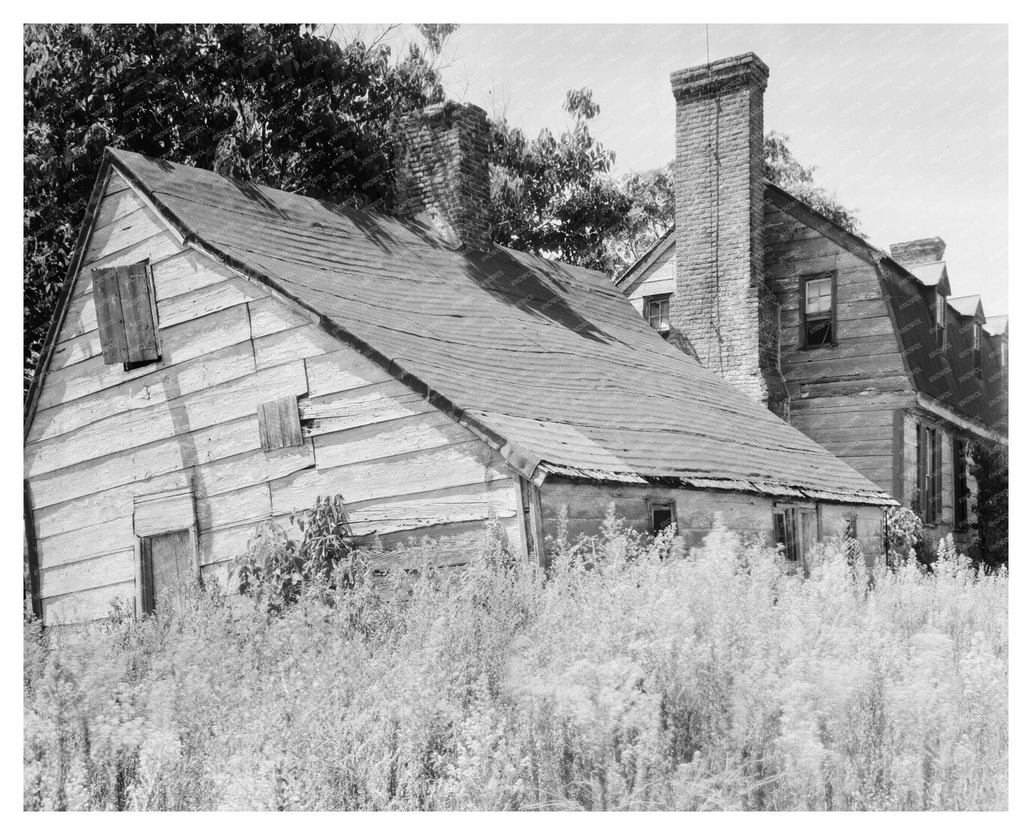 Historic Barbour House in Port Tobacco, MD, 20th Century