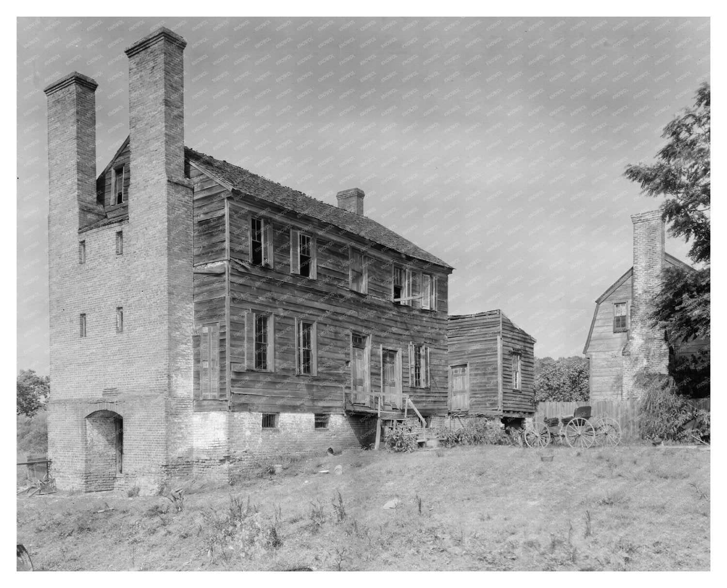 Port Tobacco, MD Vintage Photo of Barbour House, 20th Centur