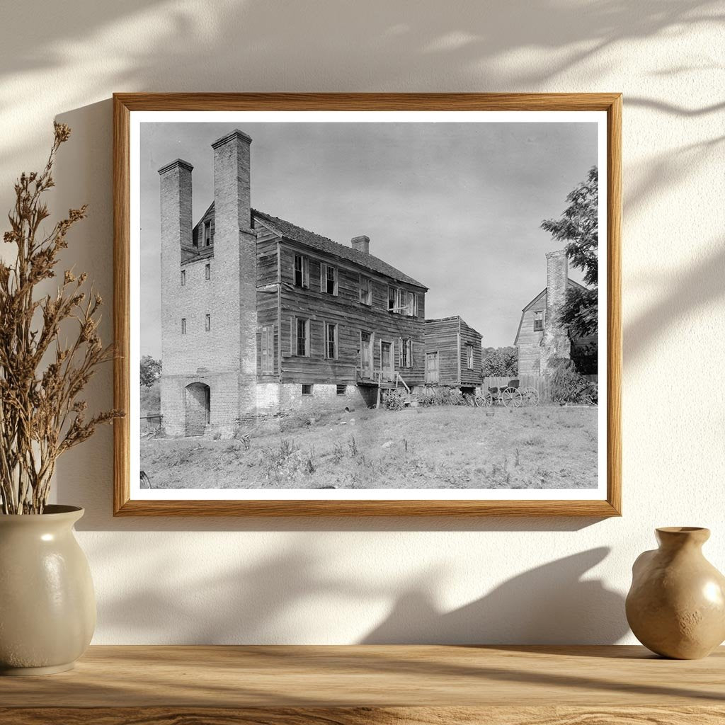 Port Tobacco, MD Vintage Photo of Barbour House, 20th Centur