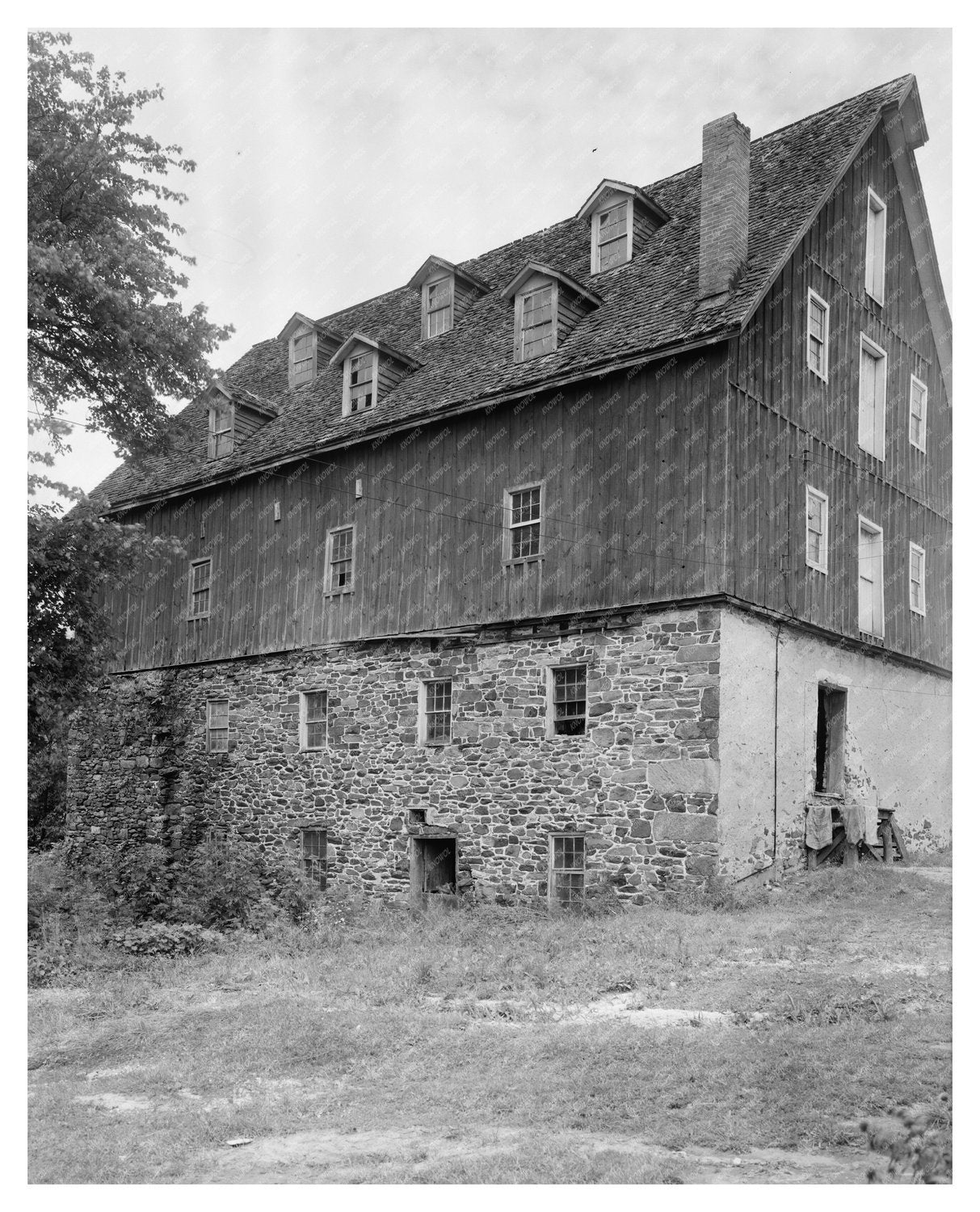 Harford County Mill, Maryland, Early 20th Century Photo