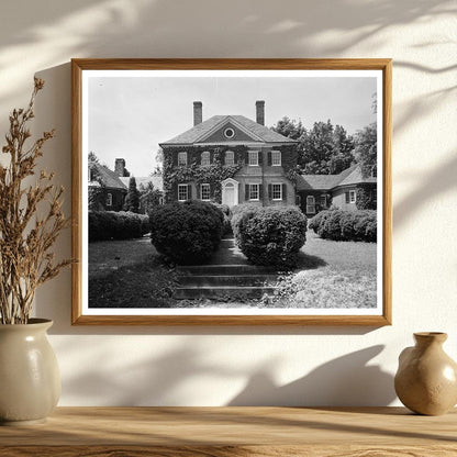 Vintage Manor Photo, Laurel MD, 1953, Architectural History