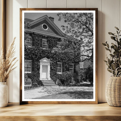 Laurel Maryland Manor House Vintage Photo, Early 1900s - view 2