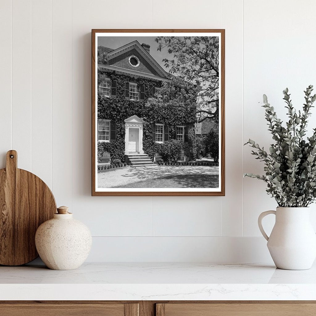 Laurel Maryland Manor House Vintage Photo, Early 1900s - view 3