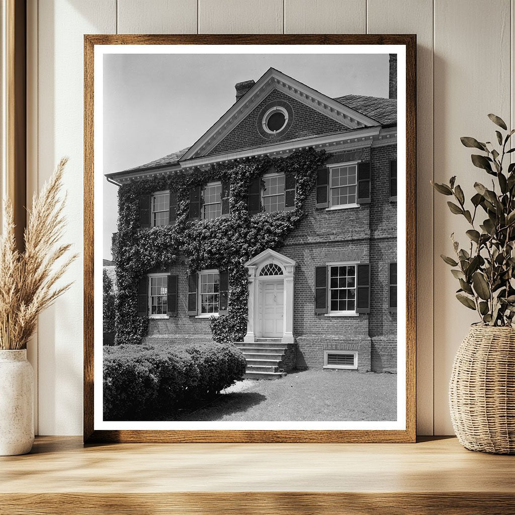 Vintage Estate Photo, Laurel MD, 1900s Architecture