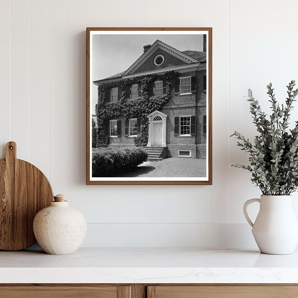 Vintage Estate Photo, Laurel MD, 1900s Architecture