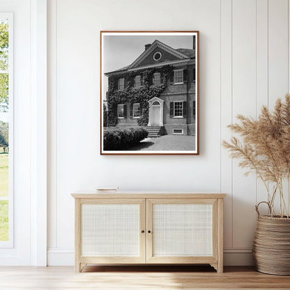 Vintage Estate Photo, Laurel MD, 1900s Architecture