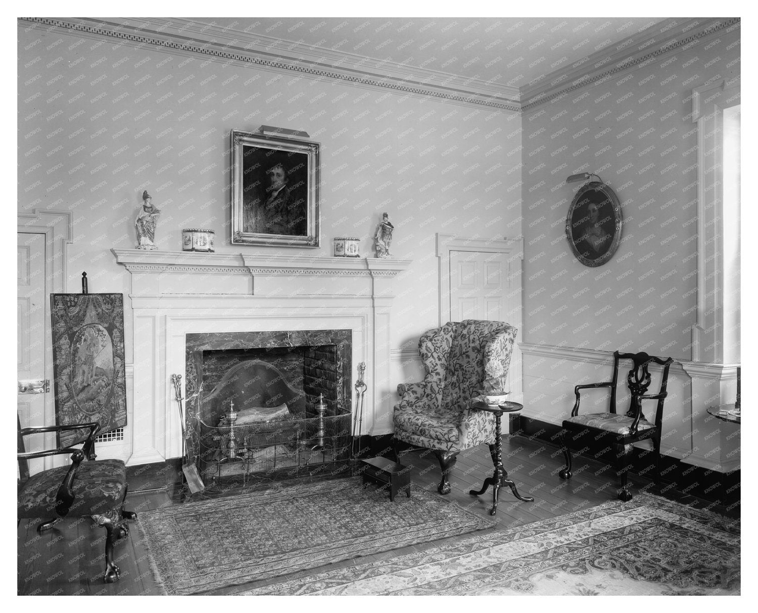 Laurel Manor House, Prince George’s Co., MD, Mid-20th Centur
