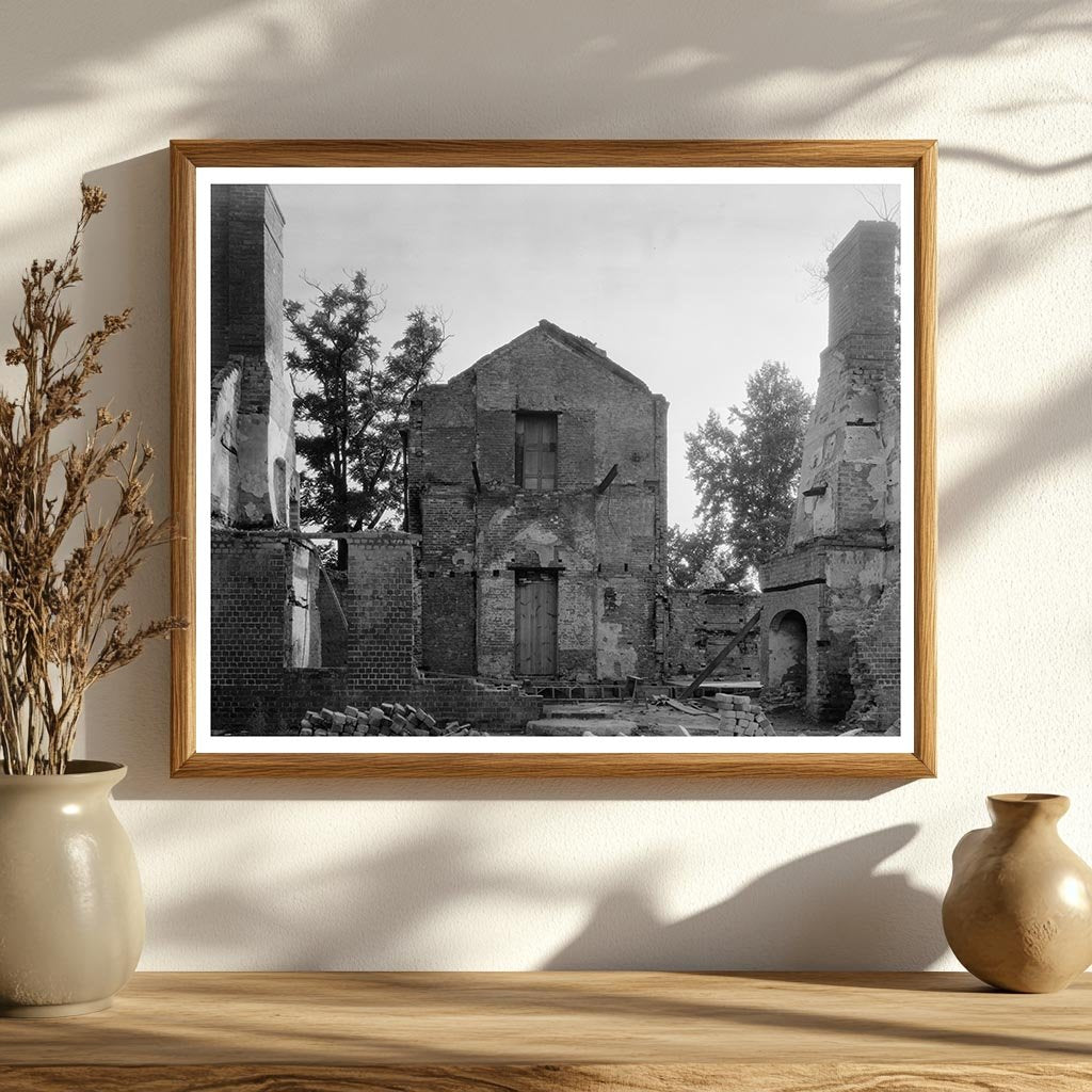 Dower House Ruins, Rosaryville MD, 1931 Photo Documentation