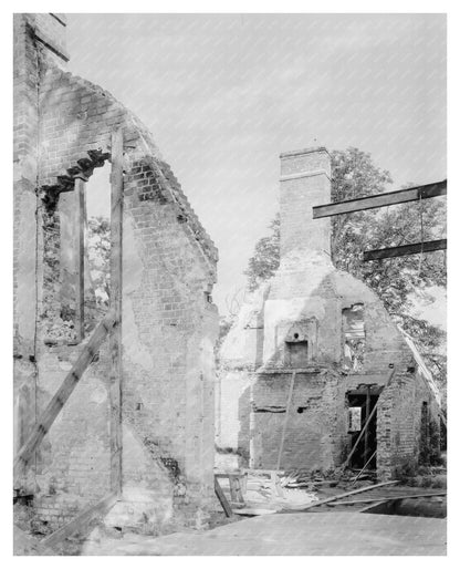 Dower House Ruins in Rosaryville, MD - Historic 1660 Photo