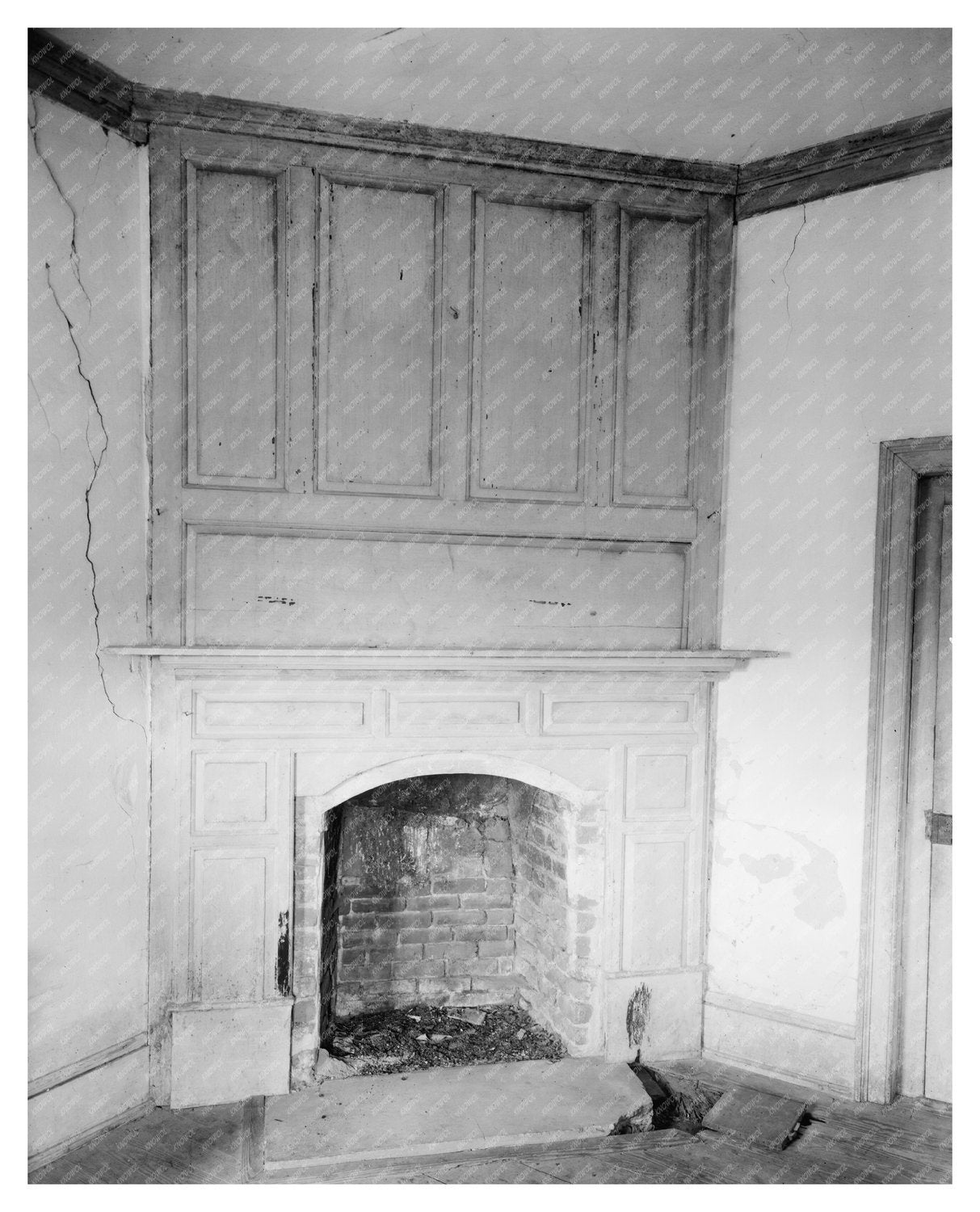 Historic Chaptico Lodge, Maryland - Vintage Photo 1960s