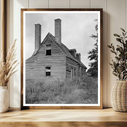 Great Mills, Maryland Vintage Architecture Photo, 20th Centu