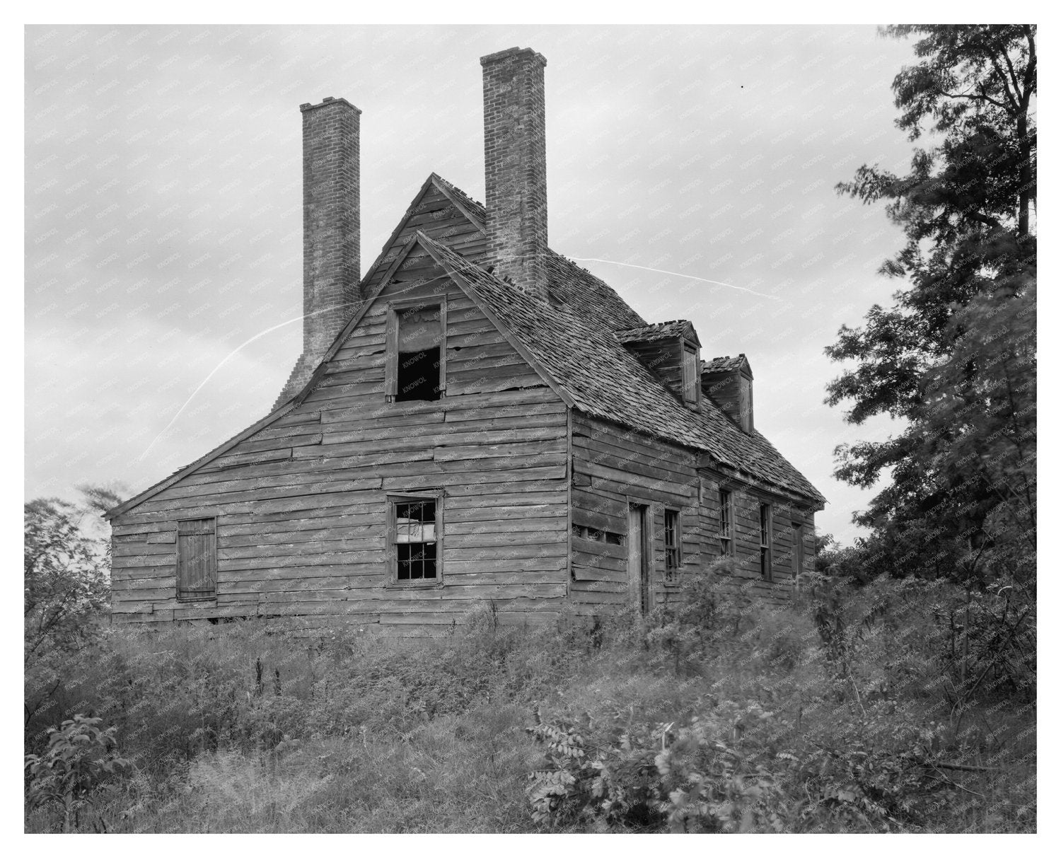 Abandoned Structure in Great Mills, MD - 1953 Photo