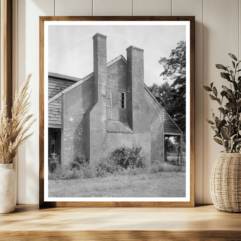 Historic House in Valley Lee, MD (1696) - Vintage Photo