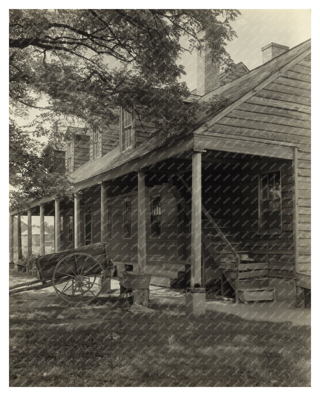 1696 Wooden Building in Valley Lee, MD - Historic Photo