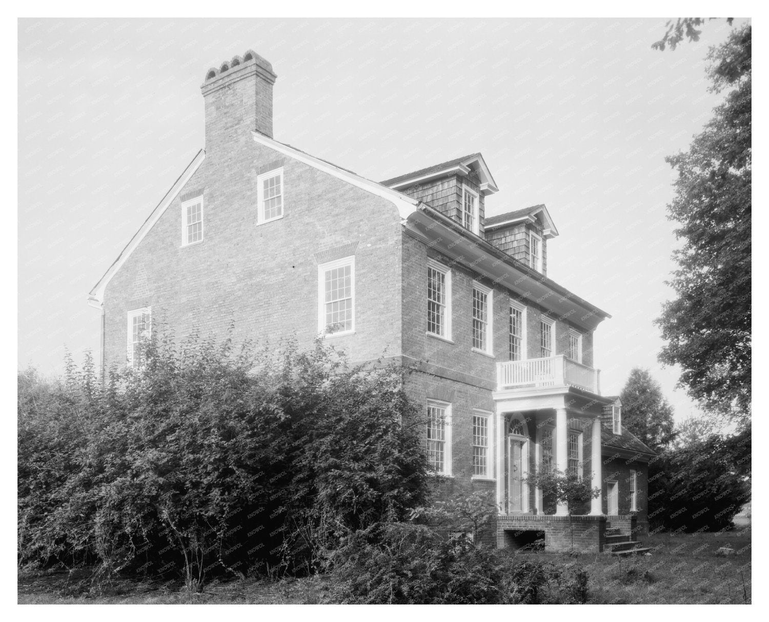 Historic Home in Easton, Maryland (1743) - Vintage Photo
