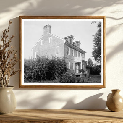 Historic Home in Easton, Maryland (1743) - Vintage Photo