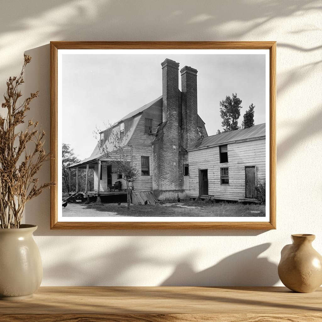 Farmhouse in Morganza, MD - Early 20th Century Photograph