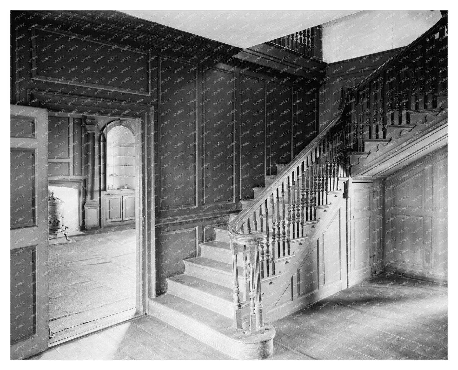 1914 Vintage Home Photo, Chaptico, MD Architecture