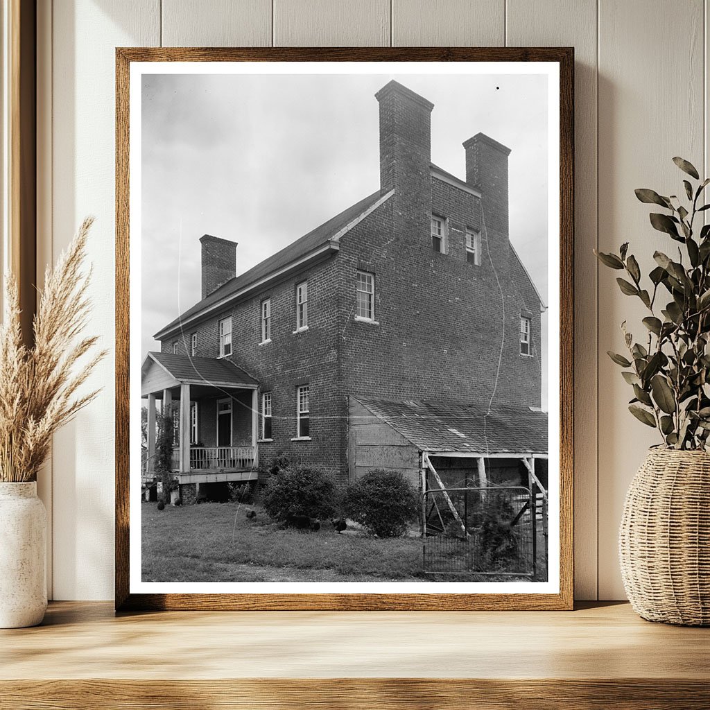 Historic Compton, MD 1661: Colonial Architecture Photo