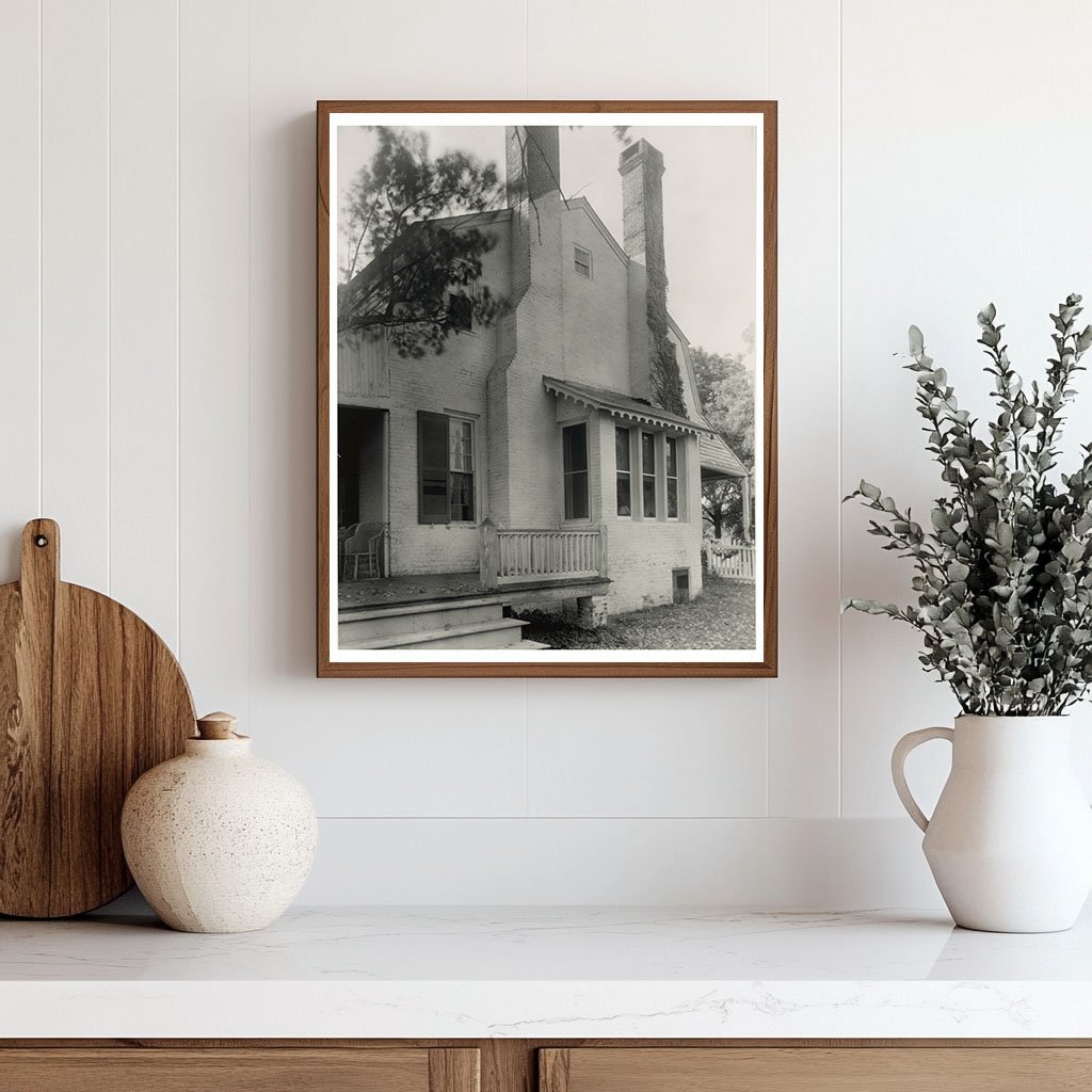 Vintage Photo of Drayden, Maryland Architecture, 1953