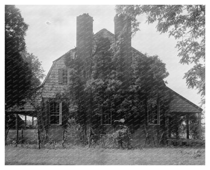 Historic 1645 Structure, Chaptico, MD - 1930s Photo