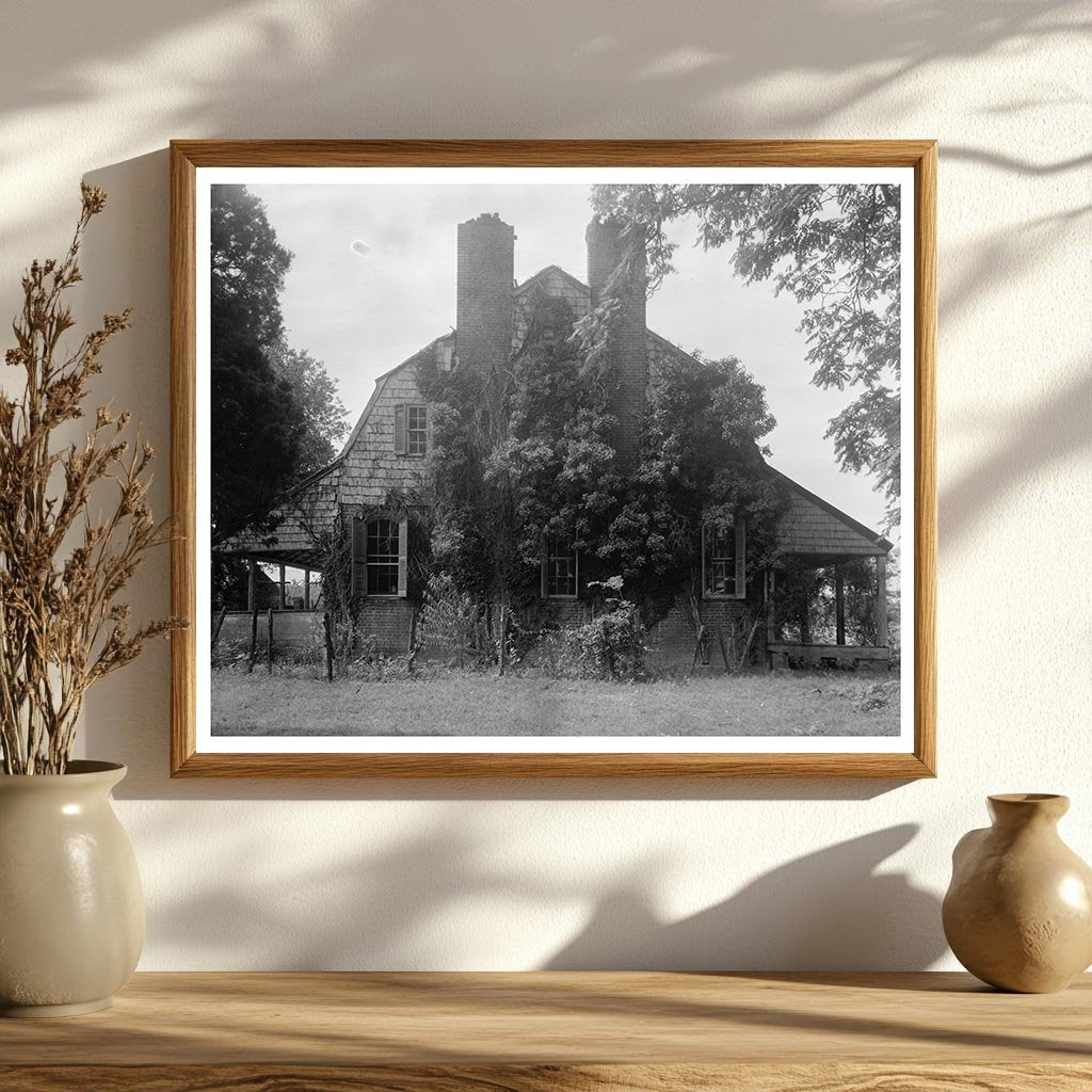 Historic 1645 Structure, Chaptico, MD - 1930s Photo