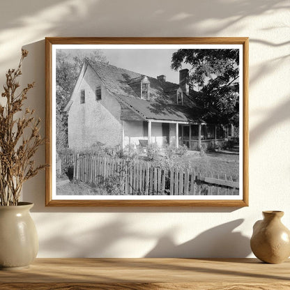 J.J. Allston House, Great Mills, MD, 1664 Vintage Photo