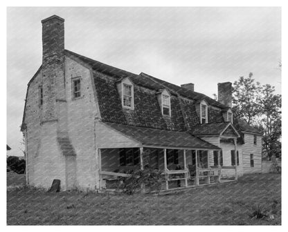 Historic Duplex in Trappe, Maryland - 1953 Photo