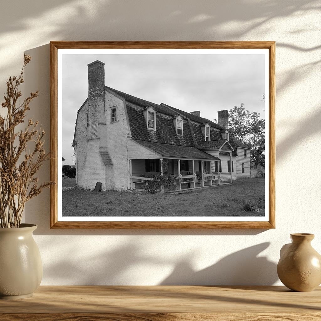 Historic Duplex in Trappe, Maryland - 1953 Photo