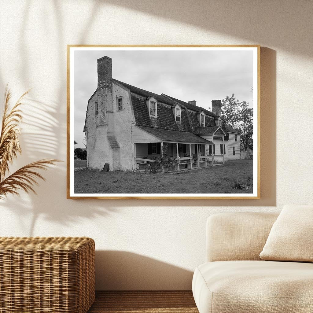 Historic Duplex in Trappe, Maryland - 1953 Photo